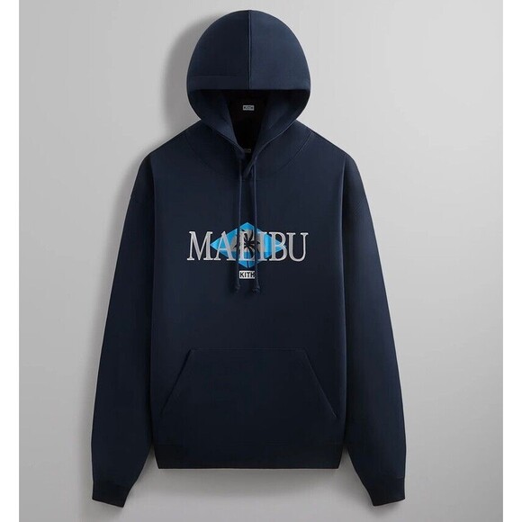 KITH 2024 Malibu Palm Hoodie Sz L Nocturnal Brand New - Picture 1 of 2